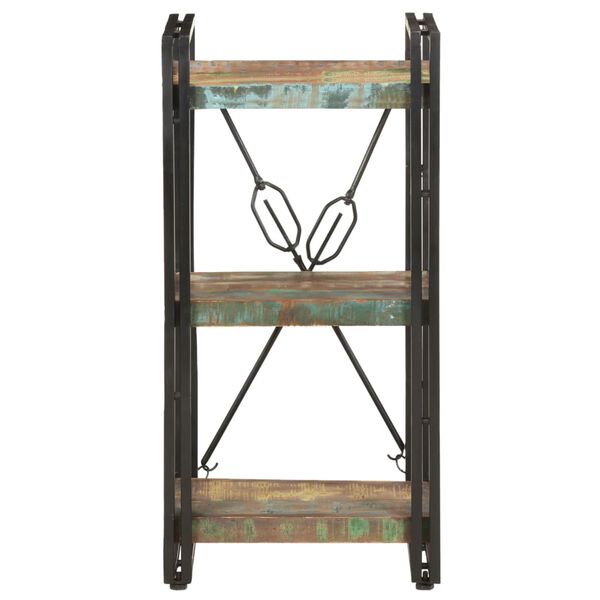 vidaXL Boekenkast met 3 schappen 40x30x80 cm massief gerecycled hout