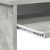 vidaXL Bureau met lade Beton Grijs 120,5 x 44 x 88,5 cm Bewerkt hout