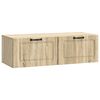 vidaXL Wandbeugel TV-kast Sonoma Eiken 98 x 41 x 30 cm Bewerkt hout