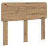 vidaXL Hoofdbord Artisan Eiken Bewerkt hout