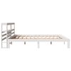 vidaXL Bedframe met hoofdeinde zonder matras 200x200 cm wit