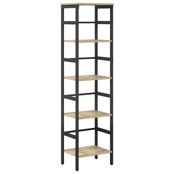 vidaXL Boekenkast Sonoma Eiken 40 x 29,5 x 149 cm Bewerkt hout