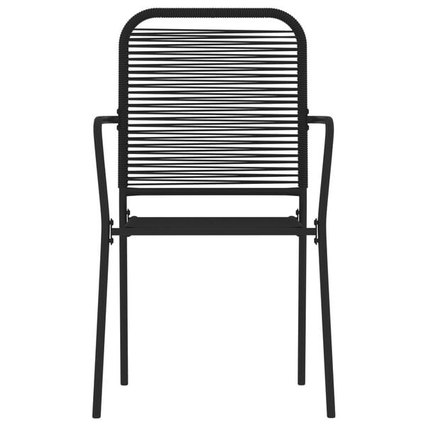 vidaXL 9-delige Tuinset zwart