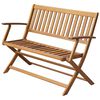 vidaXL Tuinbank 120 cm massief acaciahout