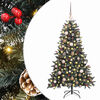 vidaXL Kunstkerstboom Groen 150 cm PVC en Plastic en Staal