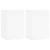 vidaXL Tv-wandmeubels 2 st 40,5x30x60 cm bewerkt hout wit