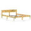 vidaXL Bedframe massief gerecycled hout 160x200 cm