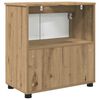 vidaXL Badkamer Kast met opslag Artisan Eiken 61 x 35 x 64 cm