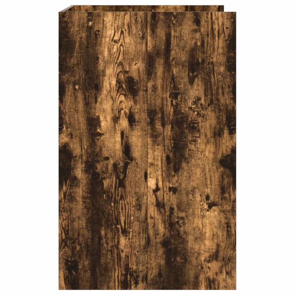 vidaXL Wasmachinekast Gerookt eiken 67,5 x 62 x 97 cm Bewerkt hout