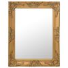 vidaXL Wandspiegel barok stijl 50x60 cm goudkleurig