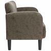 vidaXL Loveseat bank 110 cm kunstleer donkergrijs