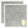 vidaXL Zelfklevende Schroefhoes 2 pcs Beton Grijs &Oslash; 20 x 0,5 mm