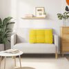 vidaXL Rugkussen Lichtgeel 80 x 24 x 50 cm Stof