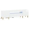 vidaXL LED tv-meubel DELFT 153 x 35 x 43 cm Hoogglans Wit Bewerkt hout