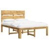 vidaXL Tweepersoonsbed met hoofdeinde ROSTOCK Wit 120 x 190 cm