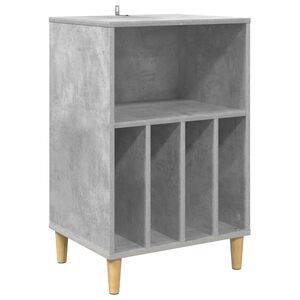 vidaXL Draaitafelstand Betongrijs 47 x 39,5 x 74,5 cm Bewerkt hout