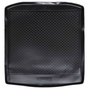 vidaXL Kofferbakmat Zwart Rubber