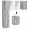 vidaXL Badkamerkastenset 5 pcs Grijs Sonoma 43 x 11,5 x 60,5 cm