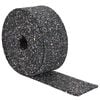 vidaXL Rubbergranulaatrol Zwart 500 x 10 x 0,3 cm Rubber