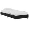 vidaXL Bedframe Zwart eiken 80 x 200 cm Bewerkt hout