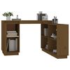 vidaXL Bureau 110x50x75 cm massief grenenhout honingbruin