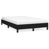 vidaXL Bedframe zonder matras 120x190 cm stof zwart