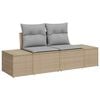 vidaXL Tuin Sofa Set met kussen 8 pcs beige en lichtgrijs