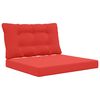 vidaXL Buiten bankkussen Polyester Rood 80 x 68,5 x 8 cm