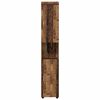 vidaXL Badkamerkastenset TULUM Oudhout 37 x 31,5 x 203 cm Bewerkt hout