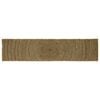vidaXL Gebied Tapijt Zwart 60 x 250 cm Jute