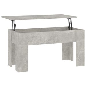 vidaXL Salontafel 101x49x52 cm bewerkt hout betongrijs