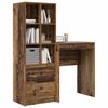 vidaXL Bureau met lade 2 pcs Oudhout