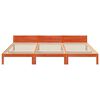 vidaXL Bedframe zonder matras 270x200 cm massief grenenhout wasbruin