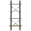 vidaXL Boekenkast met 4 schappen 60x30x140cm bewerkt hout sonoma eiken