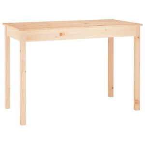 vidaXL Eettafel 110x55x75 cm massief grenenhout