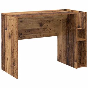 vidaXL Bureau Oudhout Bewerkt hout 109 x 50 x 78 cm
