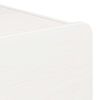 vidaXL Nachtkastje 2 pcs Wit 39 x 34 x 33 cm Massief grenenhout