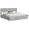 vidaXL Bedframe met opbergruimte en hoofdbord 2 st Bewerkt hout