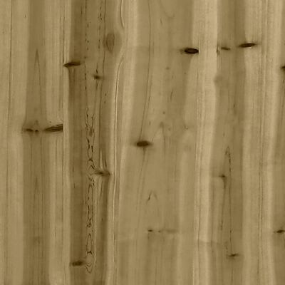 vidaXL Tuinvoetenbank 62x63,5x53,5 cm geïmpregneerd grenenhout
