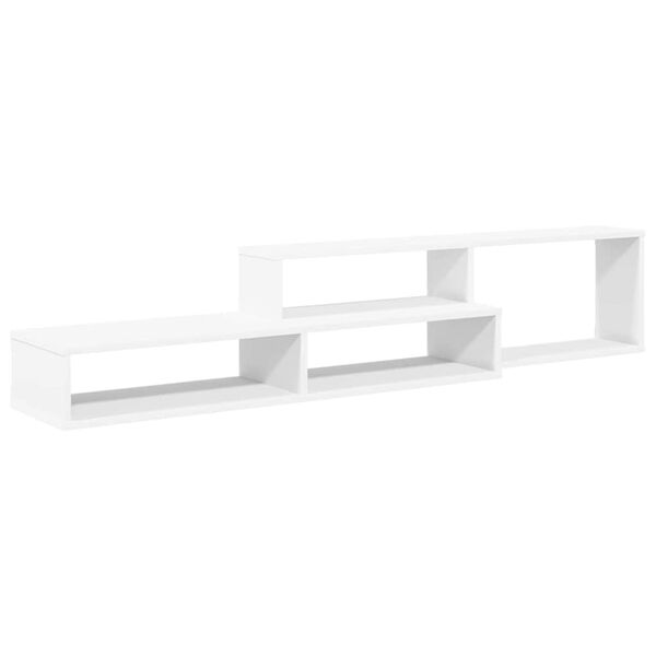 vidaXL TV-stand 150x25x28,5cm Bewerkt hout