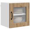 vidaXL Keukenkast met plank Artisan Eiken 40 x 31 x 40 cm Bewerkt hout