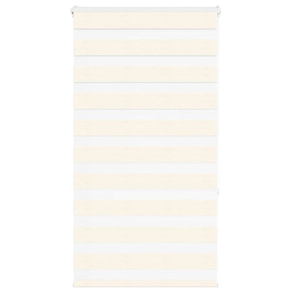 vidaXL Zebra rolgordijn 70x150 cm stofbreedte 65,9 cm marmerbeige