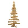 vidaXL Kerstbomen met standaard Bruin 150 cm Massief grenenhout