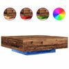 vidaXL Salontafel Oudhout 100 x 100 x 31 cm Bewerkt hout