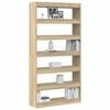 vidaXL Boekenkast Sonoma Eiken 100 x 30 x 198 cm Bewerkt hout