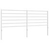 vidaXL Hoofdbord metaal wit 180 cm