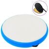 vidaXL Gymnastiekmat met pomp opblaasbaar 100x100x10 cm PVC blauw