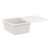 vidaXL Wasbak Wit 780 x 500 mm 80% Kwarts en 20% Hars
