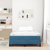 vidaXL Boxspringbed met matras Donkerblauw 120 x 200 cm Stof