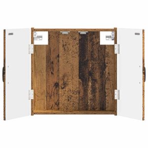 vidaXL Dartbord Kabinet HOORN Oud hout 52,5 x 10,5 x 53,5 cm